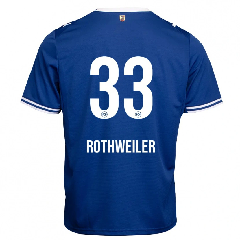 Danxen Femme Maillot Nick Rothweiler #33 Bleu Roi Blanc Tenues Extérieur 2026/27 T-Shirt