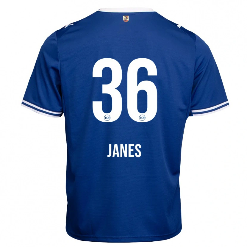 Danxen Femme Maillot Luka Janes #36 Bleu Roi Blanc Tenues Extérieur 2026/27 T-Shirt