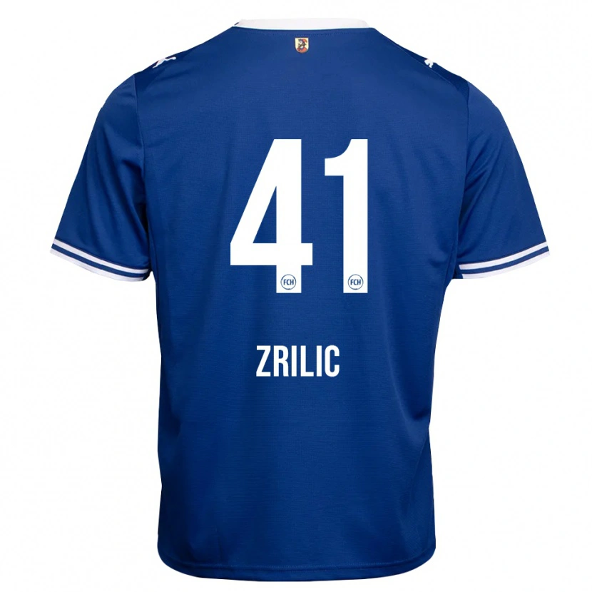 Danxen Femme Maillot Marko Zrilić #41 Bleu Roi Blanc Tenues Extérieur 2026/27 T-Shirt