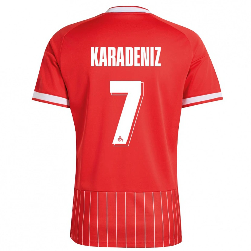 Danxen Femme Maillot Thierry Karadeniz #7 Rouge Blanc Vert Tenues Extérieur 2026/27 T-Shirt
