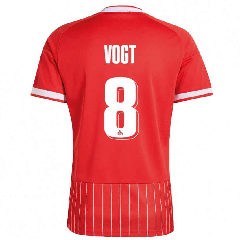 Danxen Femme Maillot Laura Vogt #8 Rouge Blanc Vert Tenues Extérieur 2026/27 T-Shirt