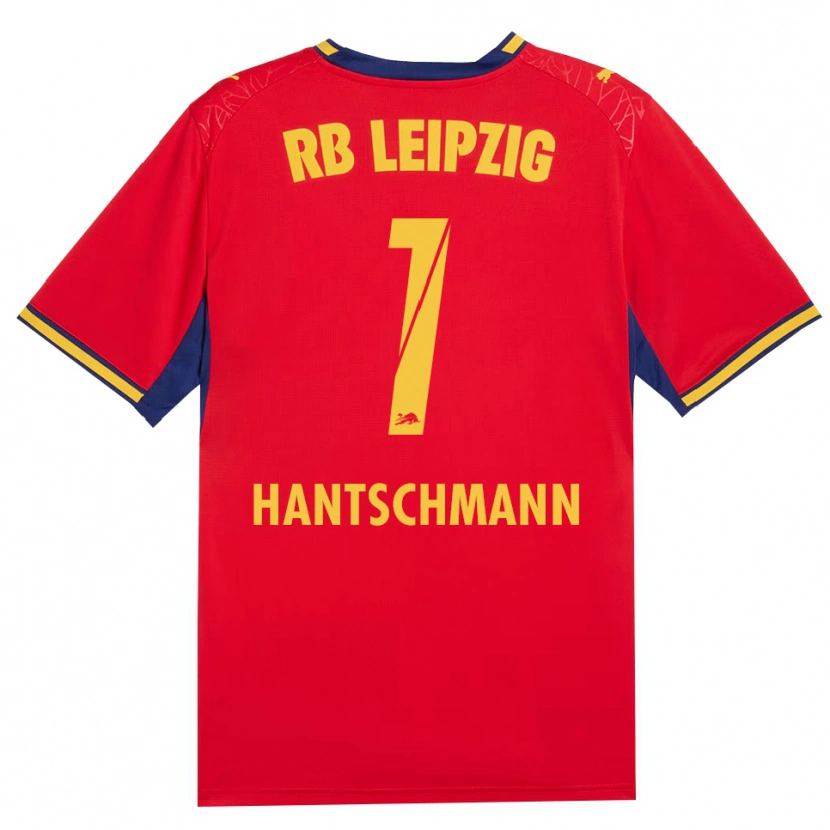 Danxen Femme Maillot Franz Hantschmann #1 Rouge Jaune Bleu Roi Tenues Extérieur 2026/27 T-Shirt
