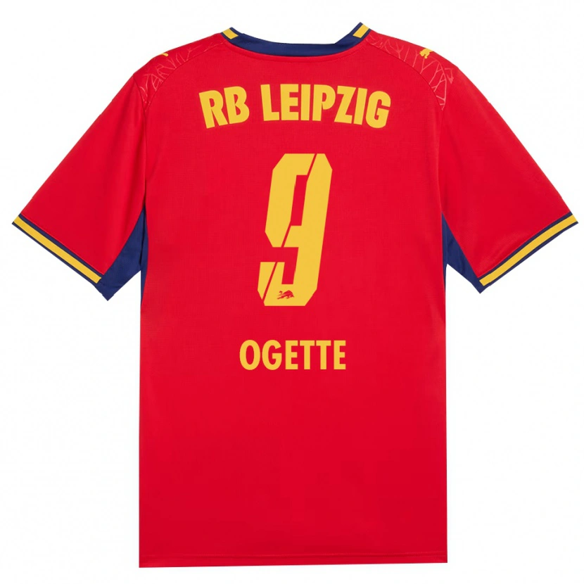 Danxen Femme Maillot Israel Ogette #9 Rouge Jaune Bleu Roi Tenues Extérieur 2026/27 T-Shirt