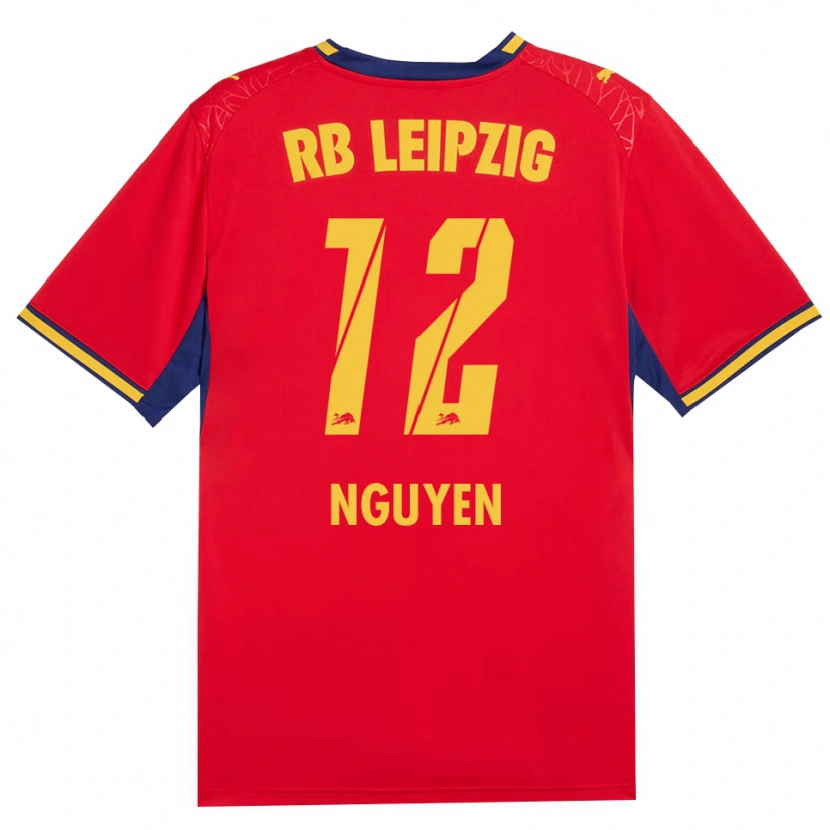 Danxen Femme Maillot Vu Nguyen #12 Rouge Jaune Bleu Roi Tenues Extérieur 2026/27 T-Shirt