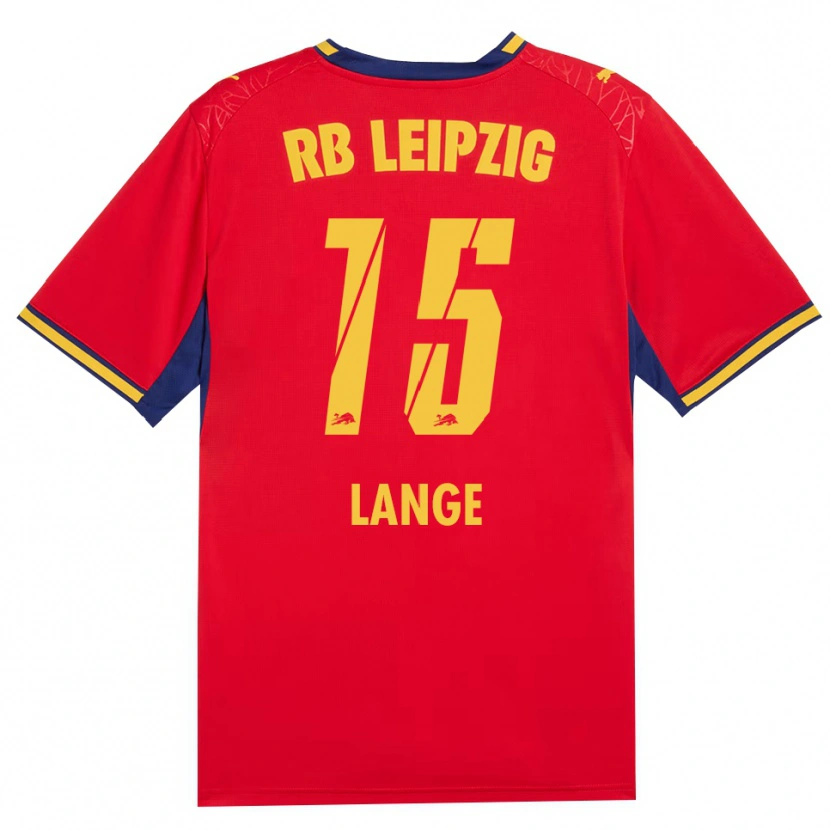 Danxen Femme Maillot Oskar Lange #15 Rouge Jaune Bleu Roi Tenues Extérieur 2026/27 T-Shirt