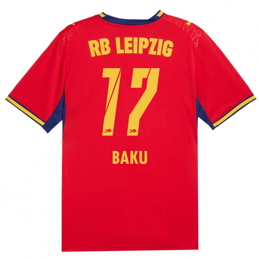 Danxen Femme Maillot Ridle Baku #17 Rouge Jaune Bleu Roi Tenues Extérieur 2026/27 T-Shirt