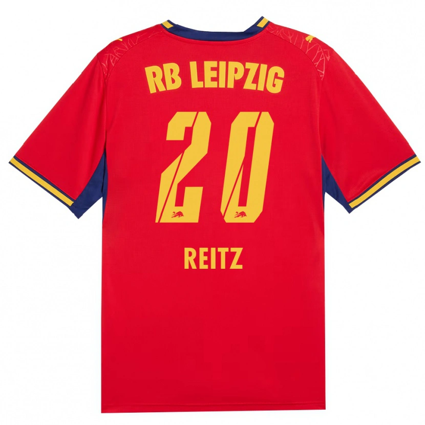 Danxen Femme Maillot Rocco Reitz #20 Rouge Jaune Bleu Roi Tenues Extérieur 2026/27 T-Shirt