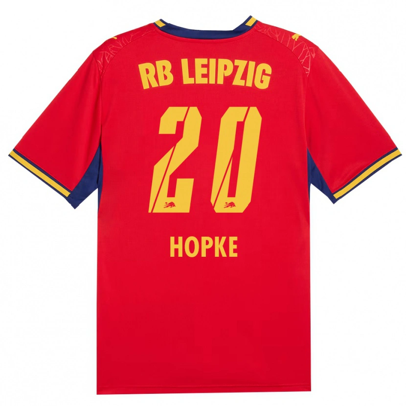 Danxen Femme Maillot Hannes Hopke #20 Rouge Jaune Bleu Roi Tenues Extérieur 2026/27 T-Shirt