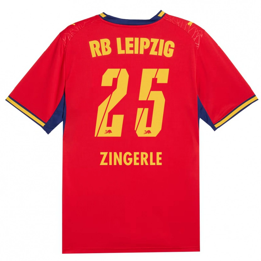 Danxen Femme Maillot Leopold Zingerle #25 Rouge Jaune Bleu Roi Tenues Extérieur 2026/27 T-Shirt