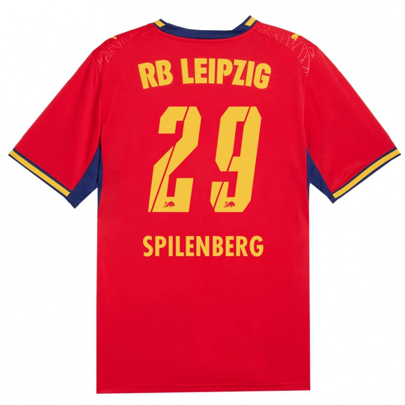 Danxen Femme Maillot Maja Spilenberg #29 Rouge Jaune Bleu Roi Tenues Extérieur 2026/27 T-Shirt