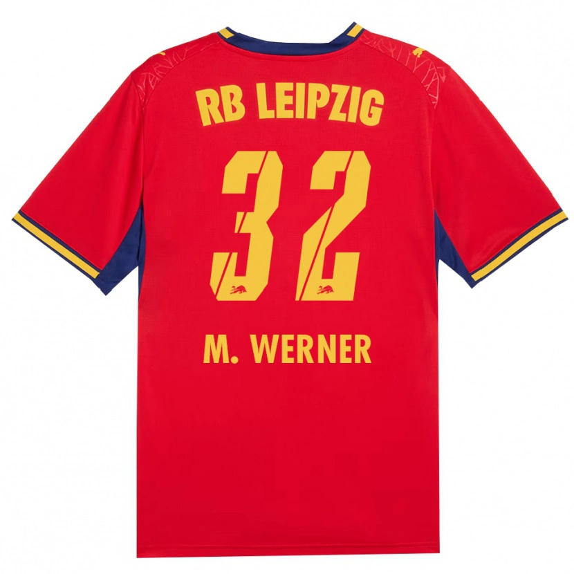 Danxen Femme Maillot Mia Werner #32 Rouge Jaune Bleu Roi Tenues Extérieur 2026/27 T-Shirt