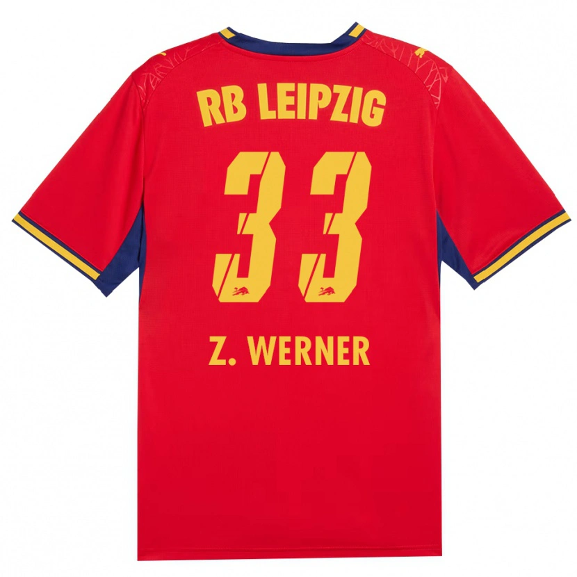 Danxen Femme Maillot Zoé Werner #33 Rouge Jaune Bleu Roi Tenues Extérieur 2026/27 T-Shirt