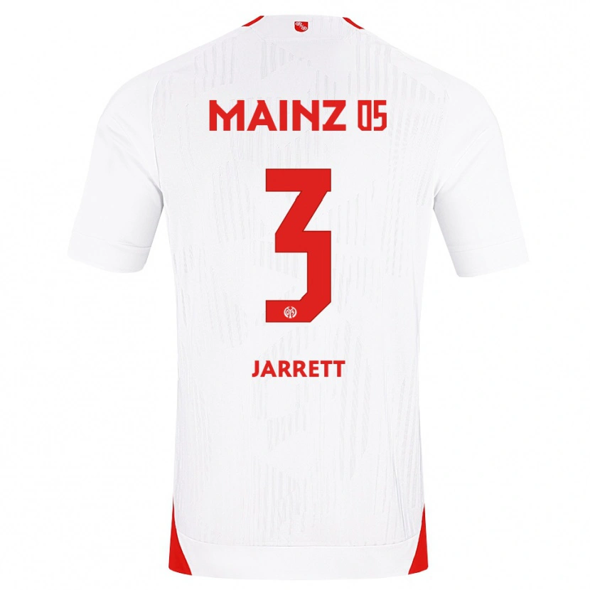 Danxen Femme Maillot Tyrone Jarrett #3 Blanc Rouge Jaune Tenues Extérieur 2026/27 T-Shirt