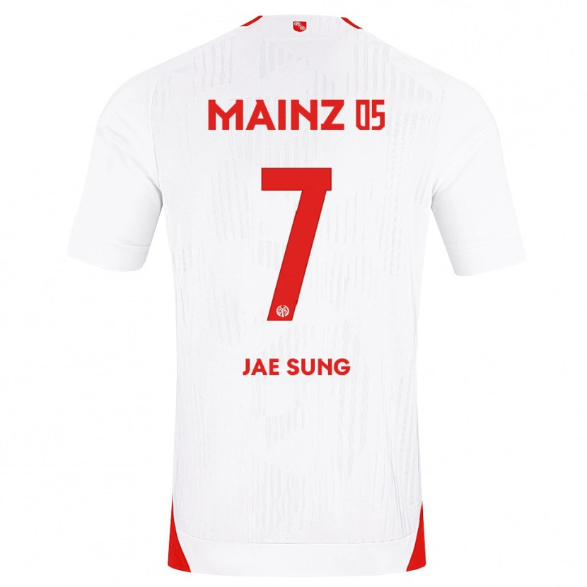 Danxen Femme Maillot Jae-Sung Lee #7 Blanc Rouge Jaune Tenues Extérieur 2026/27 T-Shirt