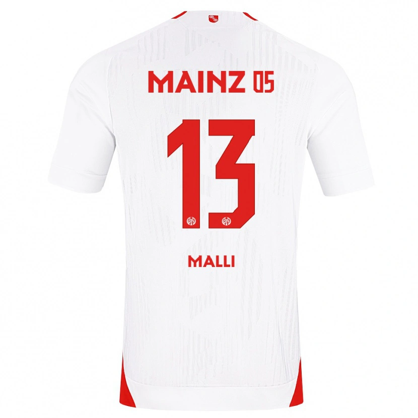 Danxen Femme Maillot Yunus Mallı #13 Blanc Rouge Jaune Tenues Extérieur 2026/27 T-Shirt