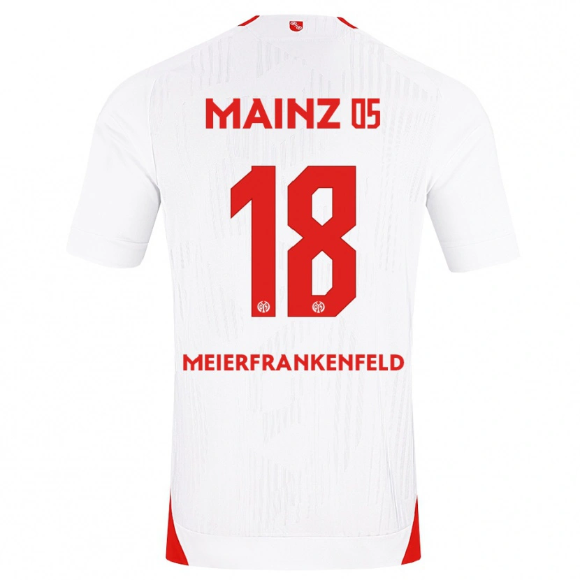 Danxen Femme Maillot Jana Meierfrankenfeld #18 Blanc Rouge Jaune Tenues Extérieur 2026/27 T-Shirt
