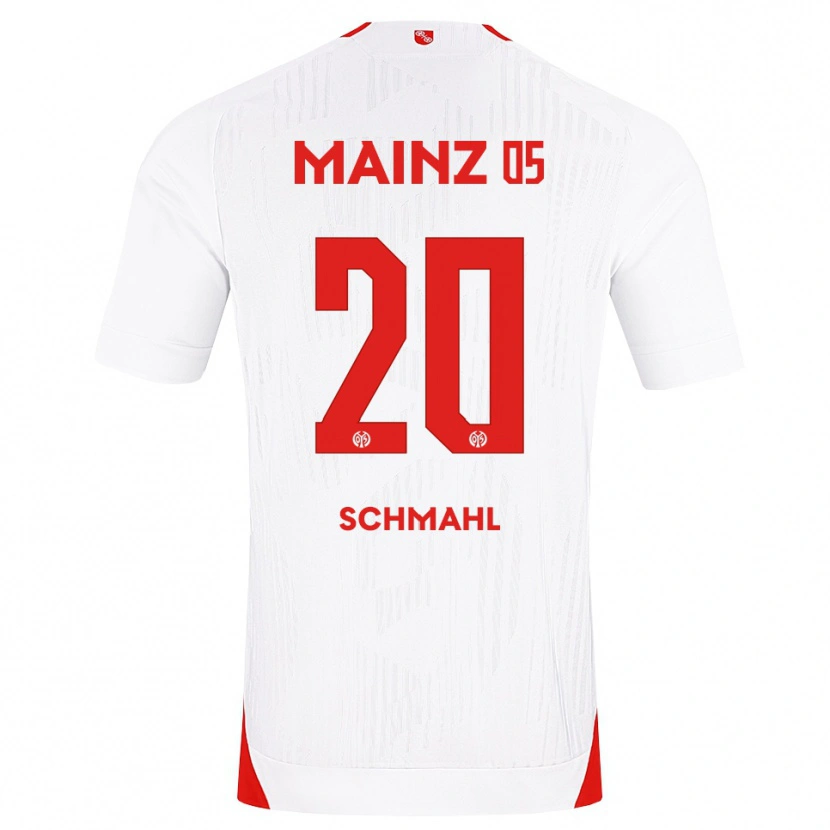 Danxen Femme Maillot Laura Schmahl #20 Blanc Rouge Jaune Tenues Extérieur 2026/27 T-Shirt