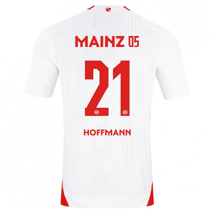 Danxen Femme Maillot Leon Hoffmann #21 Blanc Rouge Jaune Tenues Extérieur 2026/27 T-Shirt