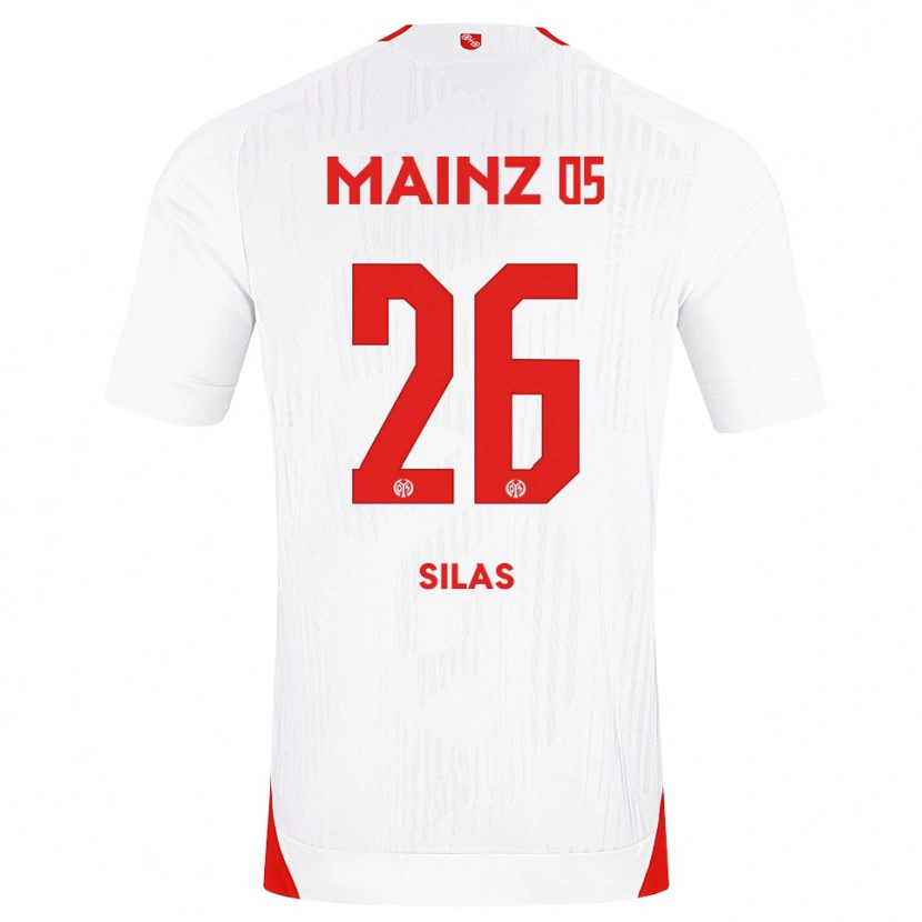Danxen Femme Maillot Silas Katompa Mvumpa #26 Blanc Rouge Jaune Tenues Extérieur 2026/27 T-Shirt