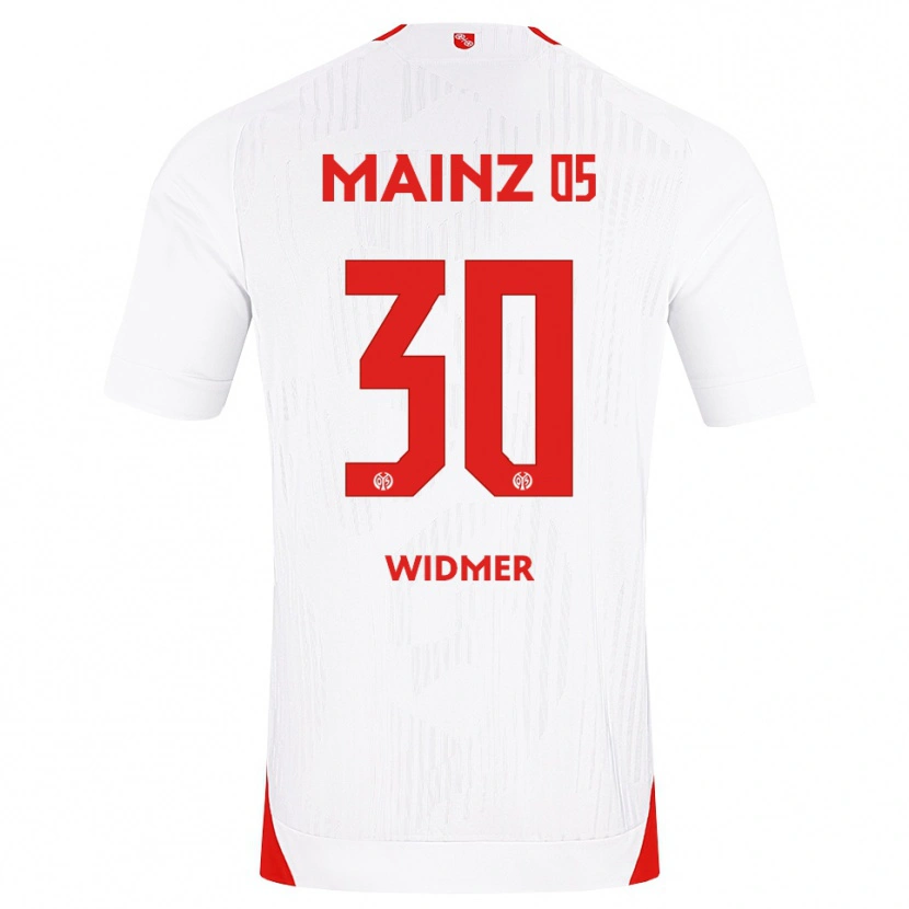 Danxen Femme Maillot Silvan Widmer #30 Blanc Rouge Jaune Tenues Extérieur 2026/27 T-Shirt
