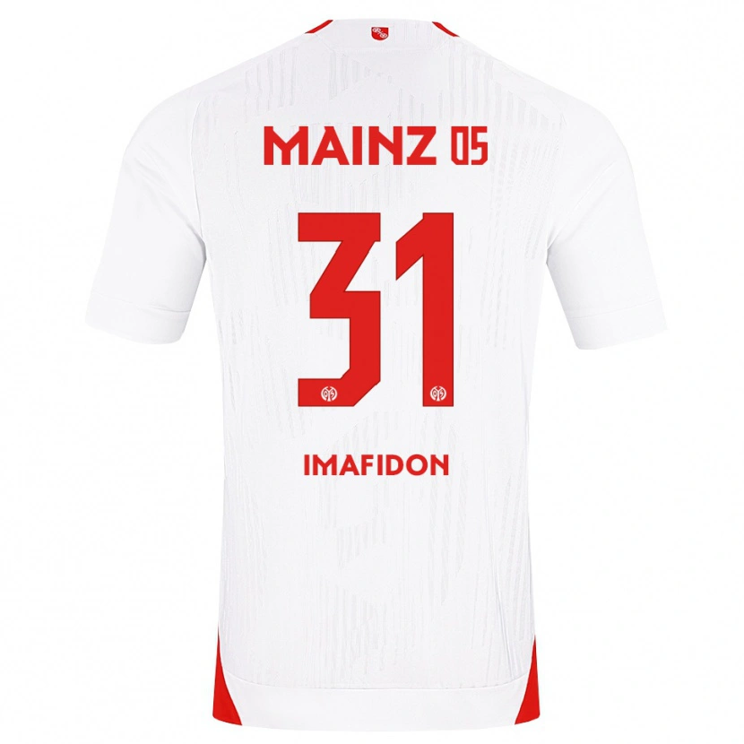 Danxen Femme Maillot Daniel Imafidon #31 Blanc Rouge Jaune Tenues Extérieur 2026/27 T-Shirt
