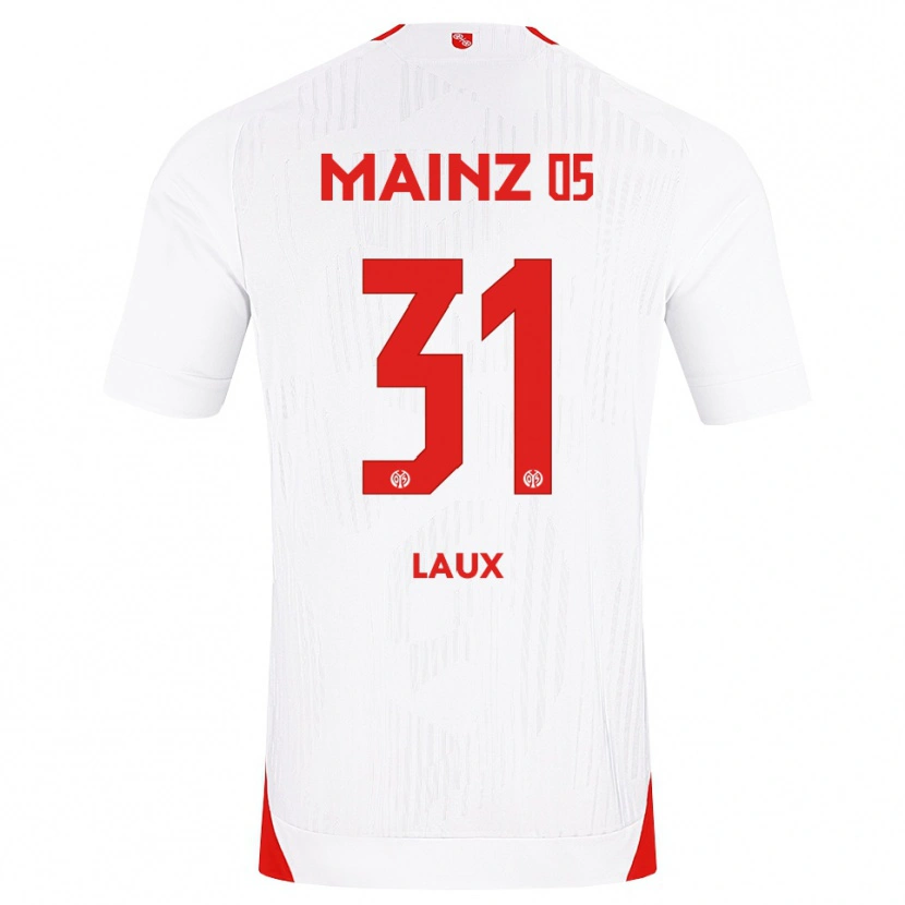 Danxen Femme Maillot Lucas Laux #31 Blanc Rouge Jaune Tenues Extérieur 2026/27 T-Shirt