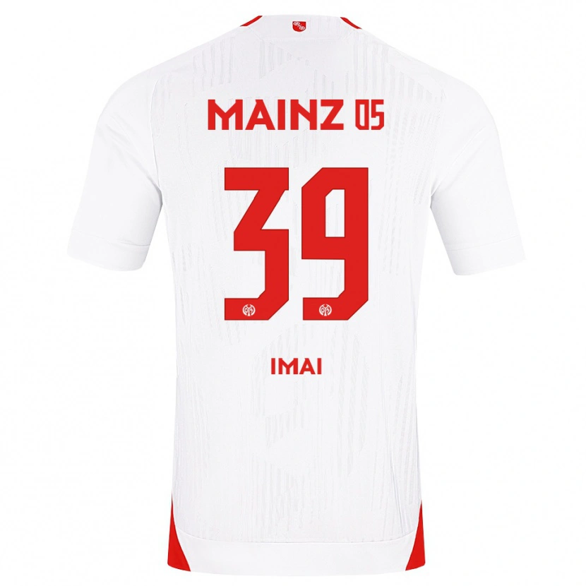 Danxen Femme Maillot Yurina Imai #39 Blanc Rouge Jaune Tenues Extérieur 2026/27 T-Shirt
