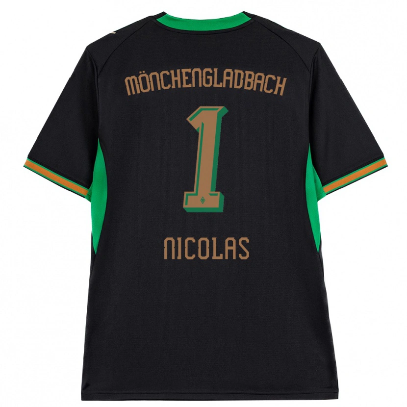 Danxen Femme Maillot Moritz Nicolas #1 Noir Orange Vert Marron Tenues Extérieur 2026/27 T-Shirt