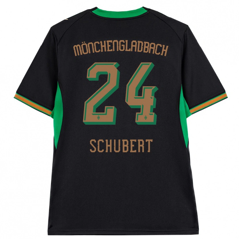 Danxen Femme Maillot Philipp Schubert #24 Noir Orange Vert Marron Tenues Extérieur 2026/27 T-Shirt