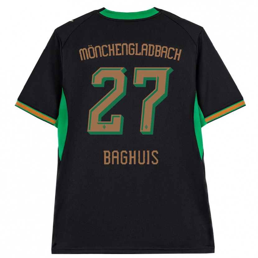 Danxen Femme Maillot Chantal Baghuis #27 Noir Orange Vert Marron Tenues Extérieur 2026/27 T-Shirt
