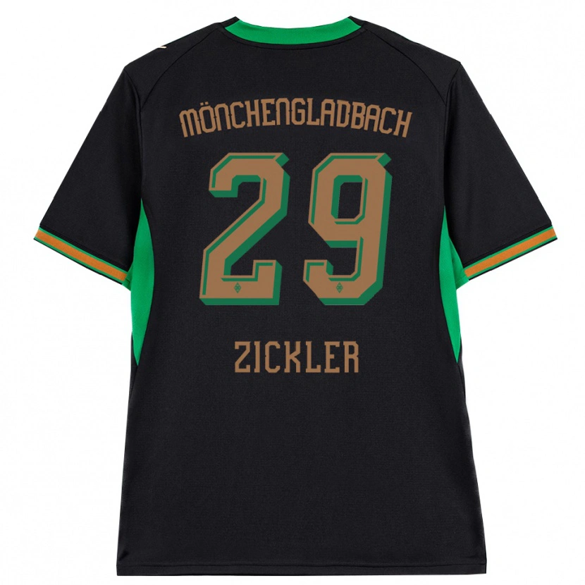Danxen Femme Maillot Jakob Zickler #29 Noir Orange Vert Marron Tenues Extérieur 2026/27 T-Shirt