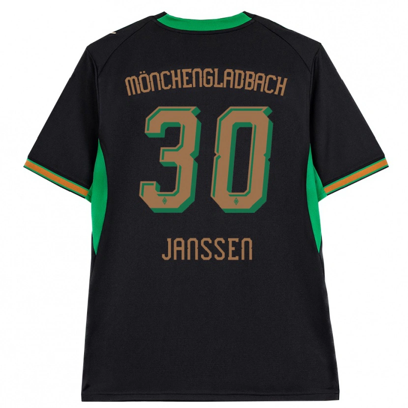 Danxen Femme Maillot Annalena Janssen #30 Noir Orange Vert Marron Tenues Extérieur 2026/27 T-Shirt