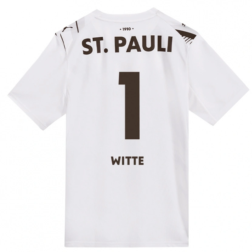 Danxen Femme Maillot Melvin Witte #1 Café Blanc Rouge Tenues Extérieur 2026/27 T-Shirt