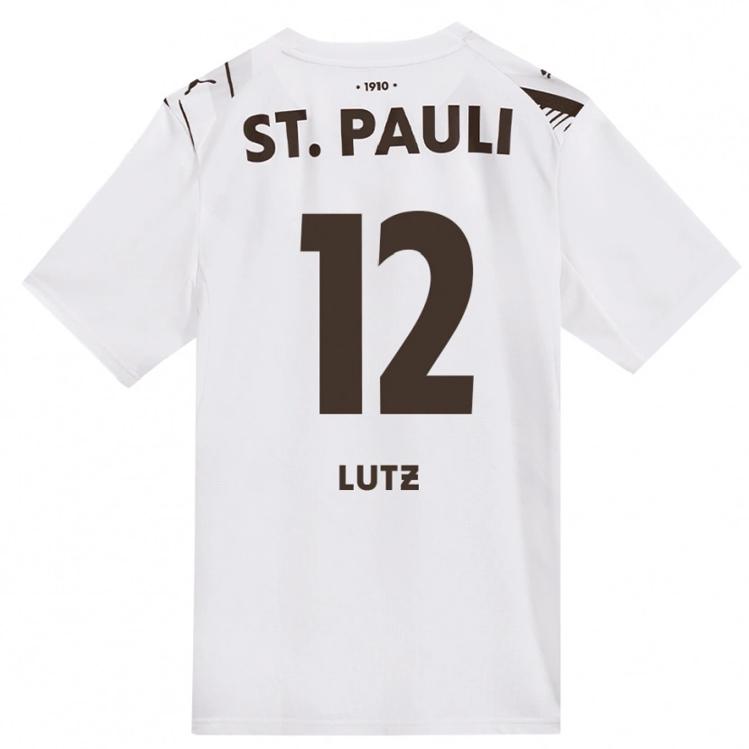 Danxen Femme Maillot Josefin Lutz #12 Café Blanc Rouge Tenues Extérieur 2026/27 T-Shirt