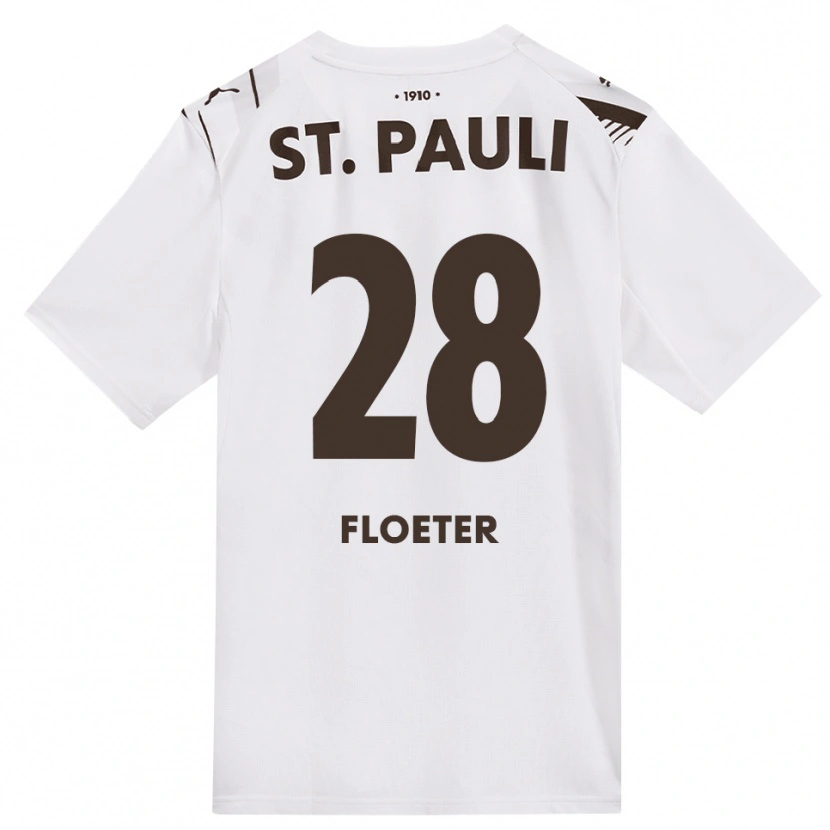 Danxen Femme Maillot Joline Floeter #28 Café Blanc Rouge Tenues Extérieur 2026/27 T-Shirt