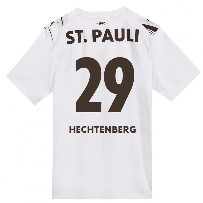 Danxen Femme Maillot Julia Hechtenberg #29 Café Blanc Rouge Tenues Extérieur 2026/27 T-Shirt