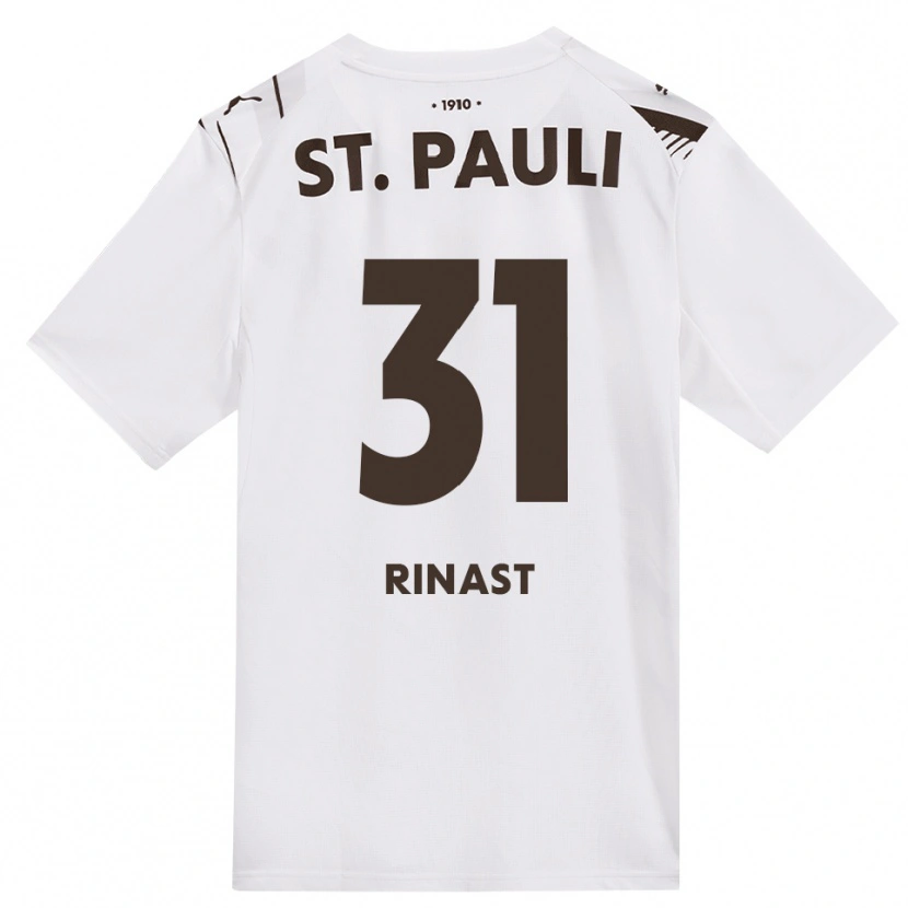 Danxen Femme Maillot Rachel Rinast #31 Café Blanc Rouge Tenues Extérieur 2026/27 T-Shirt