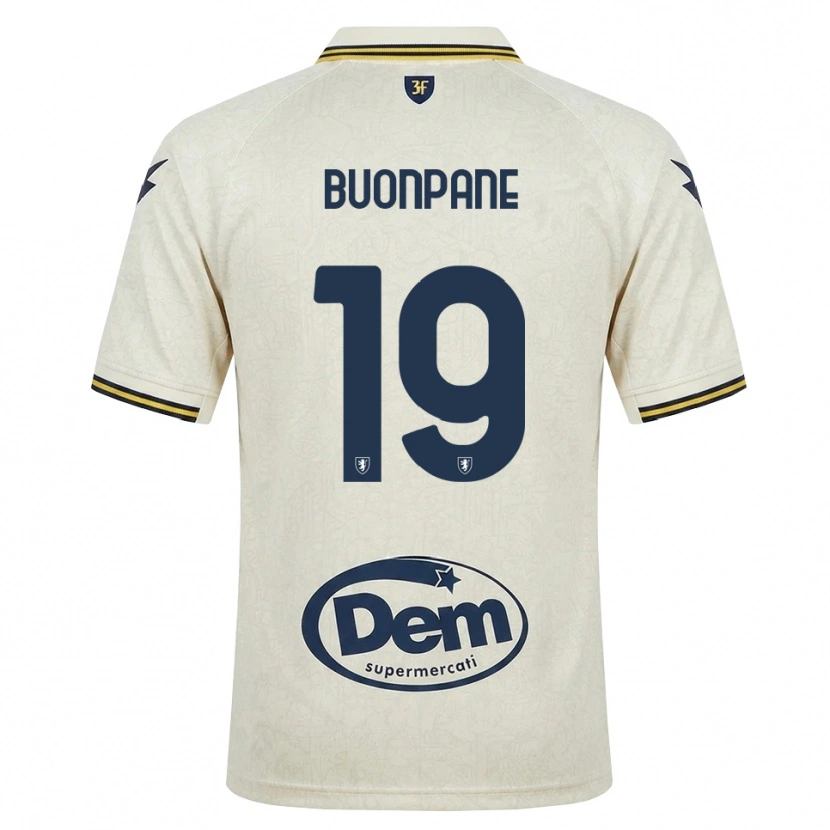 Danxen Femme Maillot Davide Buonpane #19 Vieux Dentelle Jaune Noir Tenues Extérieur 2026/27 T-Shirt