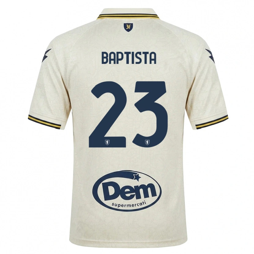 Danxen Femme Maillot Viktor Baptista #23 Vieux Dentelle Jaune Noir Tenues Extérieur 2026/27 T-Shirt