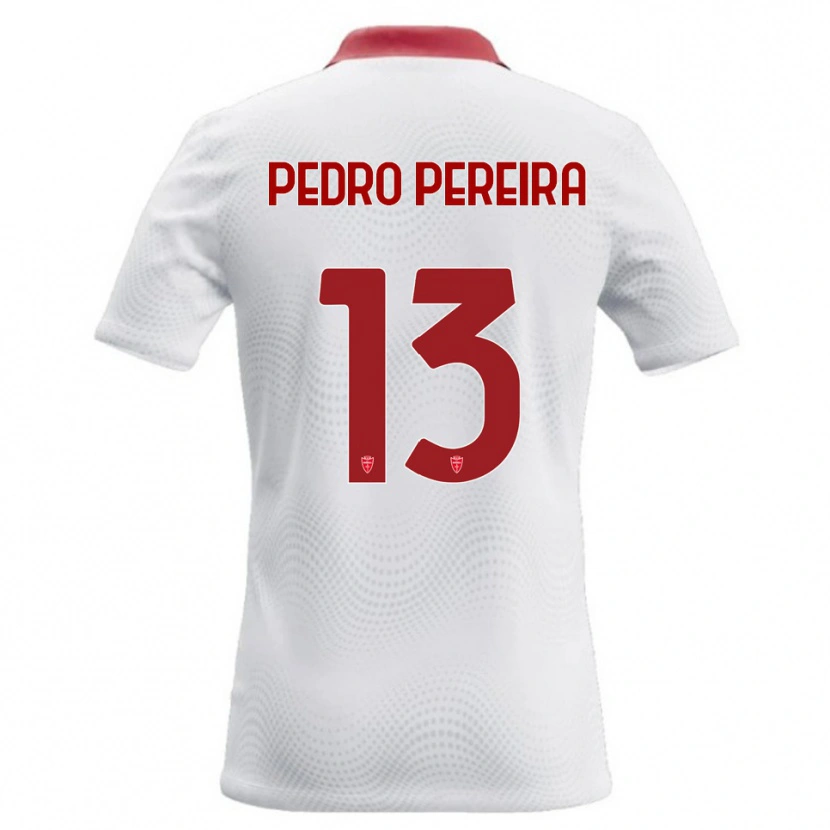 Danxen Femme Maillot Pedro Pereira #13 Blanc Rouge Tenues Extérieur 2026/27 T-Shirt