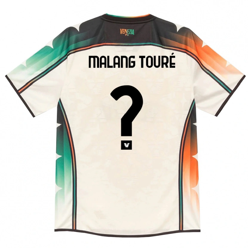 Danxen Femme Maillot Mohamed Malang Touré #0 Vieux Dentelle Orange Vert Tenues Extérieur 2026/27 T-Shirt