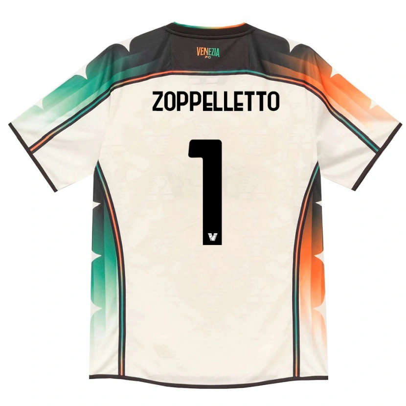 Danxen Femme Maillot David Zoppelletto #1 Vieux Dentelle Orange Vert Tenues Extérieur 2026/27 T-Shirt
