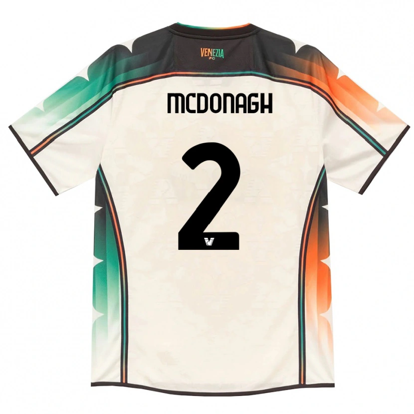 Danxen Femme Maillot Oisin Mcdonagh #2 Vieux Dentelle Orange Vert Tenues Extérieur 2026/27 T-Shirt
