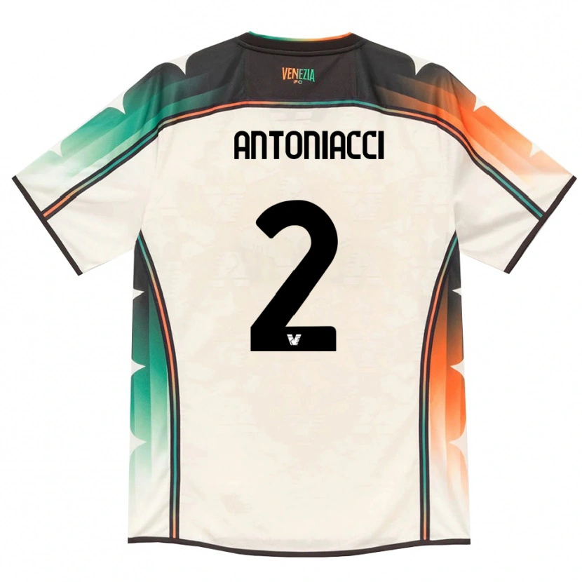 Danxen Femme Maillot Augusto Antoniacci #2 Vieux Dentelle Orange Vert Tenues Extérieur 2026/27 T-Shirt