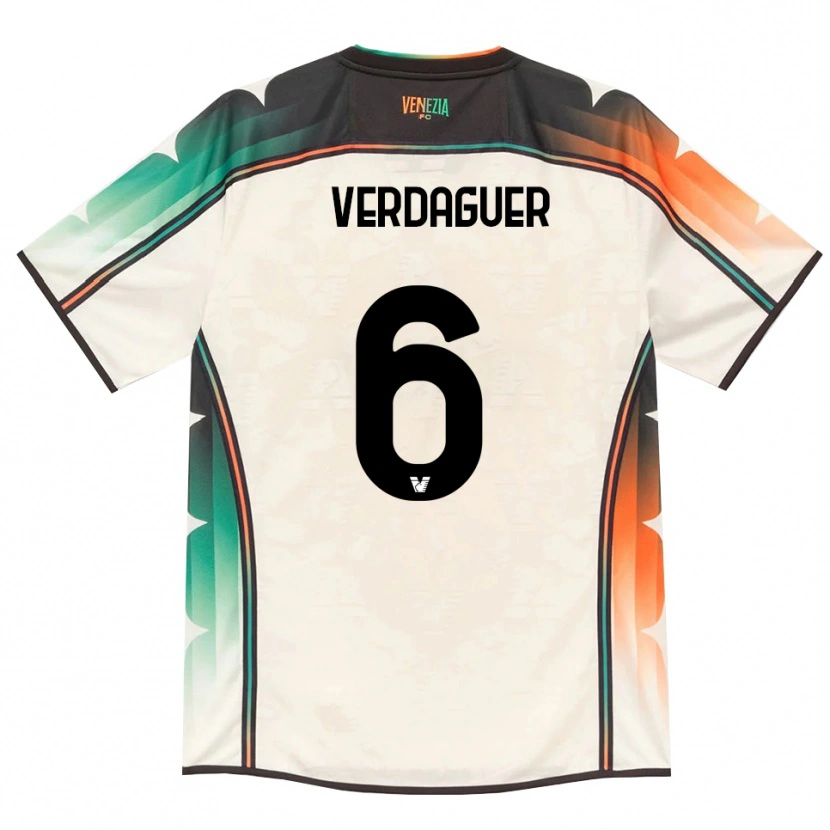 Danxen Femme Maillot Judith Verdaguer #6 Vieux Dentelle Orange Vert Tenues Extérieur 2026/27 T-Shirt