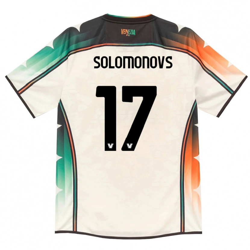 Danxen Femme Maillot Nikita Solomonovs #17 Vieux Dentelle Orange Vert Tenues Extérieur 2026/27 T-Shirt