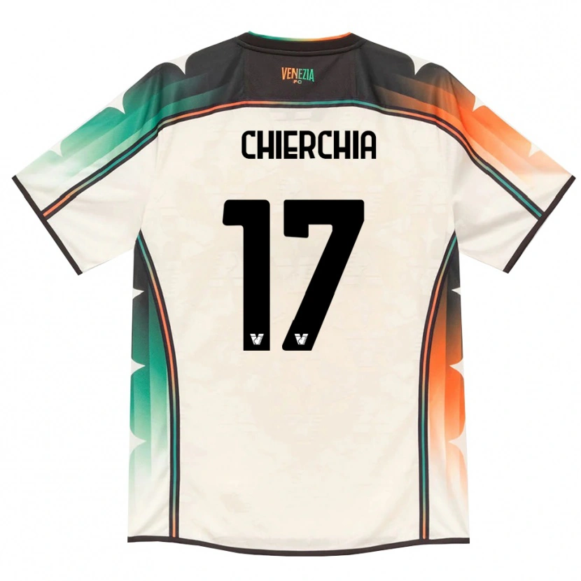 Danxen Femme Maillot Chiara Chierchia #17 Vieux Dentelle Orange Vert Tenues Extérieur 2026/27 T-Shirt