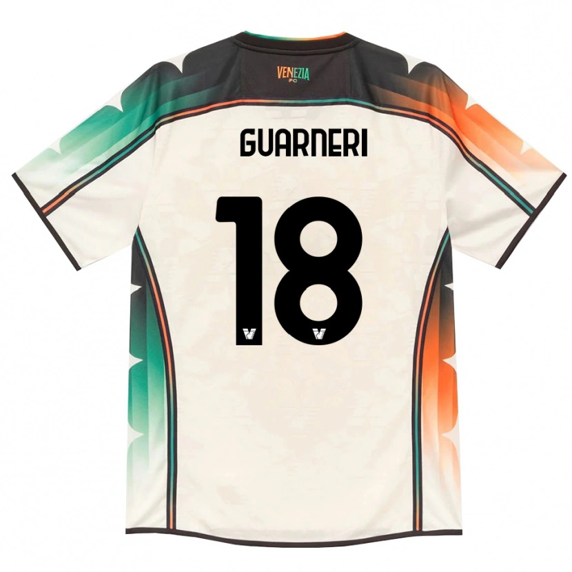 Danxen Femme Maillot Davide Guarneri #18 Vieux Dentelle Orange Vert Tenues Extérieur 2026/27 T-Shirt