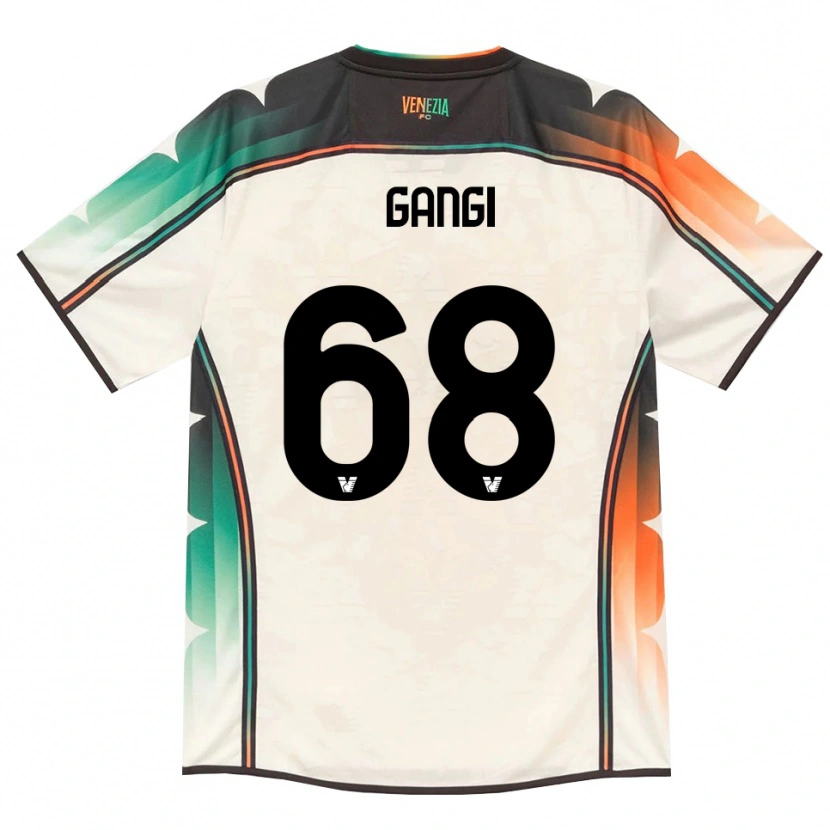 Danxen Femme Maillot Chiara Gangi #68 Vieux Dentelle Orange Vert Tenues Extérieur 2026/27 T-Shirt