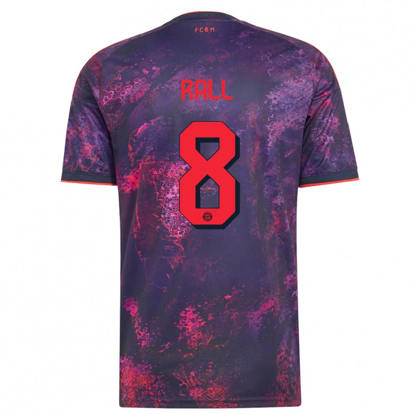 Danxen Femme Maillot Maximiliane Rall #8 Rouge Violet Troisieme 2026/27 T-Shirt